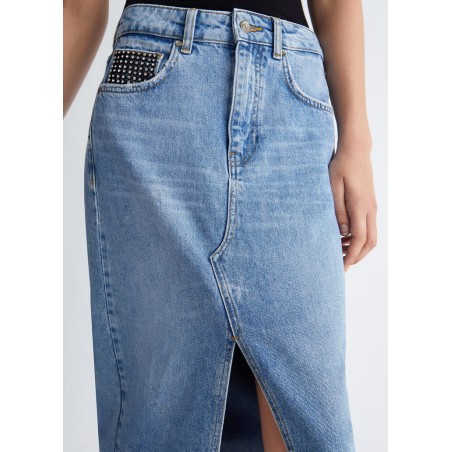 LIU JO  UF3169D486178562 Gonna in denim
