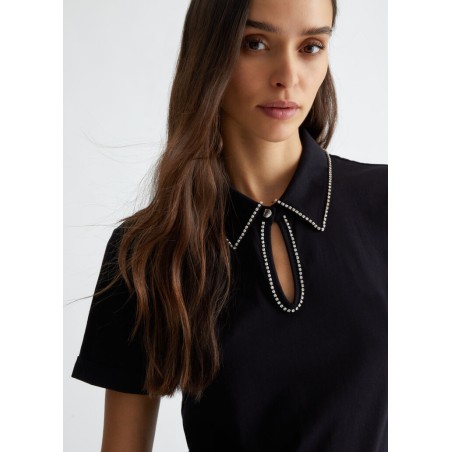 LIU JO Polo con strass WF4058J6308