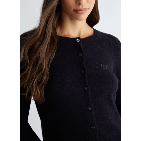 LIU JO Cardigan in lana e alpaca WF4364MA49P