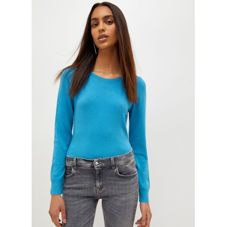 LIU JO WF2507MA14 MAGLIA CON LOGO