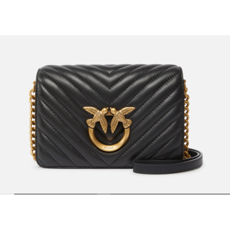 PINKO MINI LOVE BAG CLICK CHEVRON 100067 A0GKZ99Q