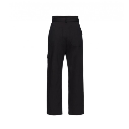 PINKO PERLITA pantalone cargo con cintura love birds UA4072TS047