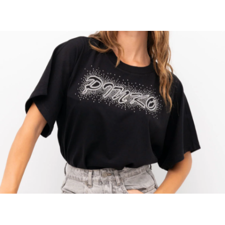 PINKO DUETTO maglia t-shirt con logo 103993 A231