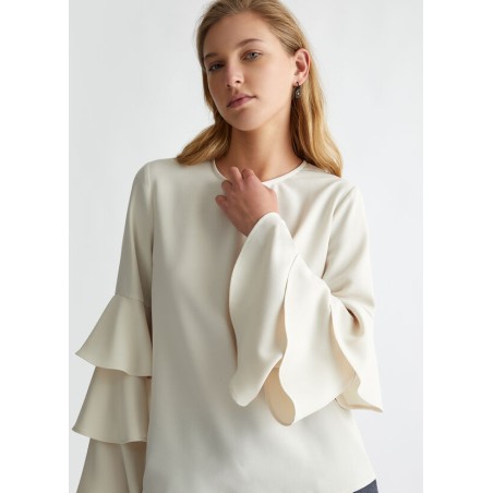 LIU JO Blusa in crêpe stretch WF4481T0347