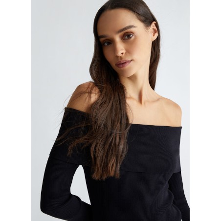 LIU JO Top in maglia a costine WF4383MA05P