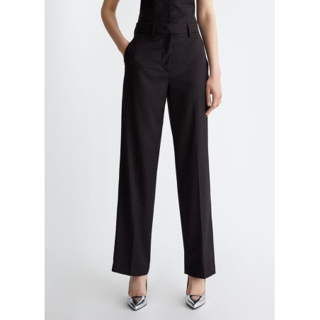 LIU JO Pantaloni chino in twill WF4447T2627 STRASS