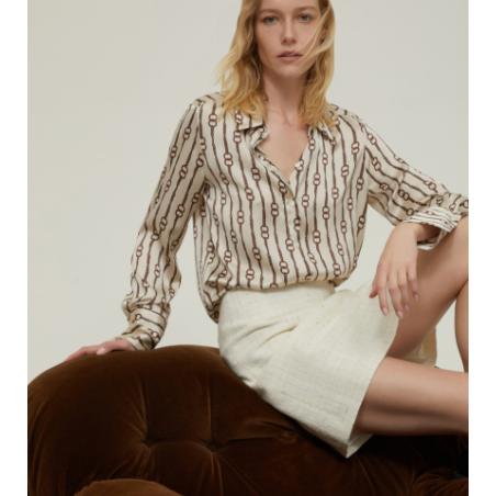 PENNYBLACK Camicia in raso fantasia