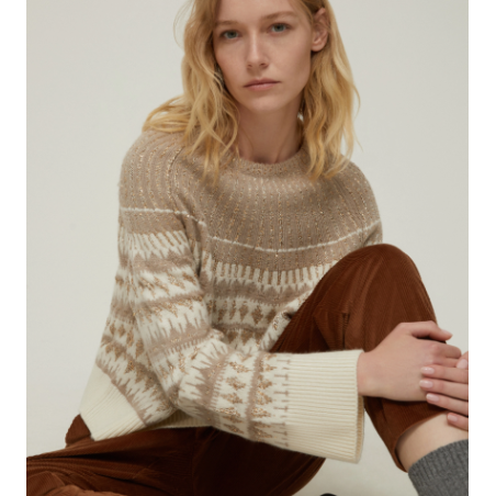 PENNYBLACK Maglia jacquard paillettes