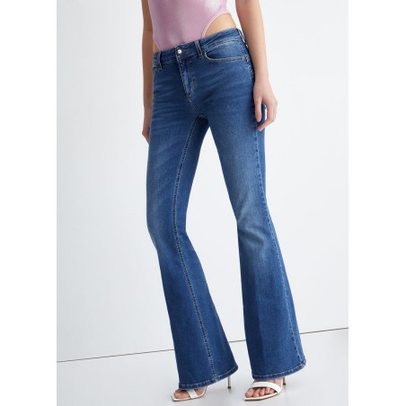 LIU JO UA3058DS004 JEANS FLARE BOTTOM UP