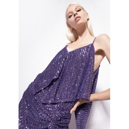 PINKO TOSATO TOP PAILLETTES RIGA